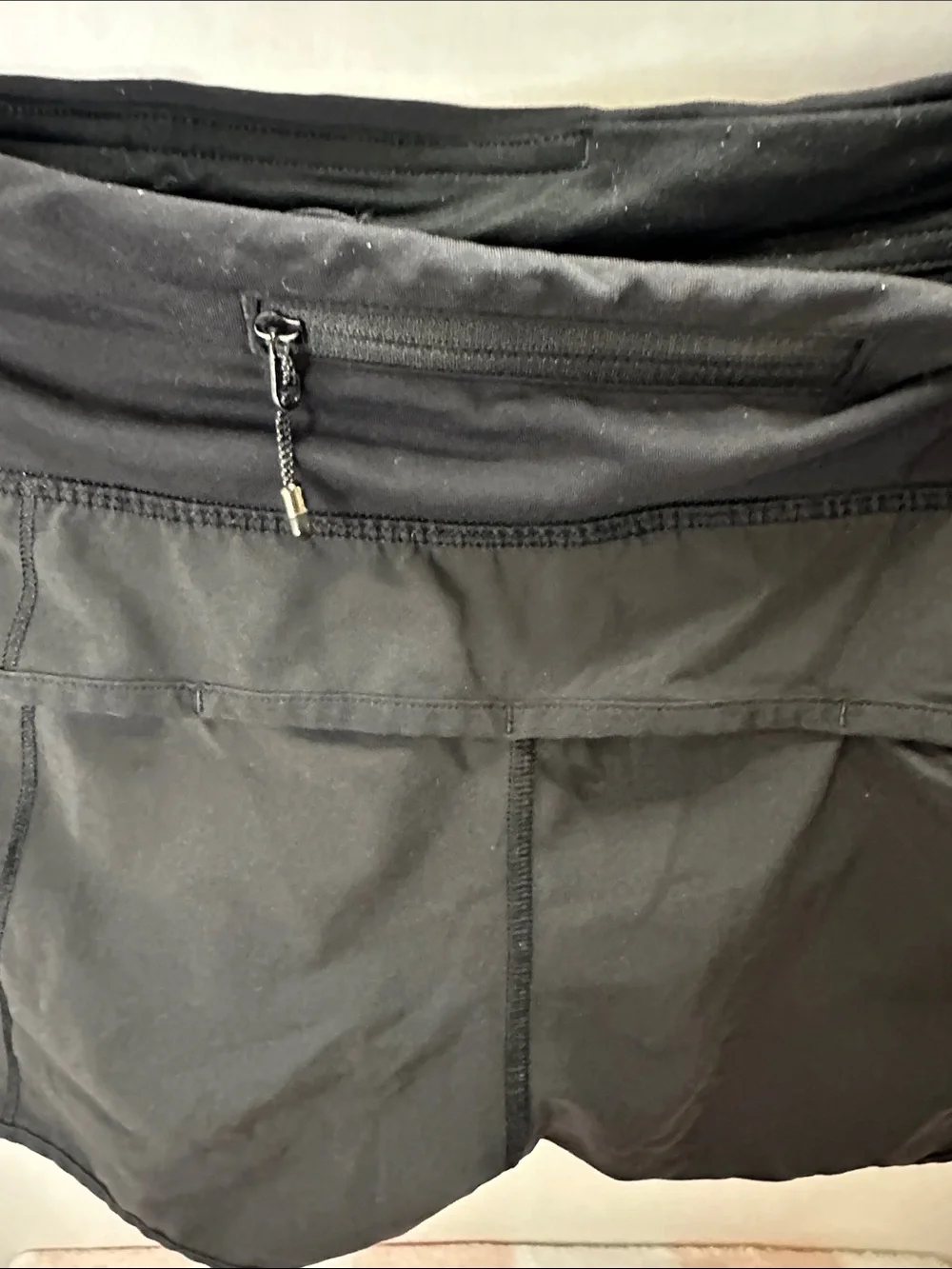 Lululemon Women’s Black Active Skort Shorts - Comfortable Performance size 8